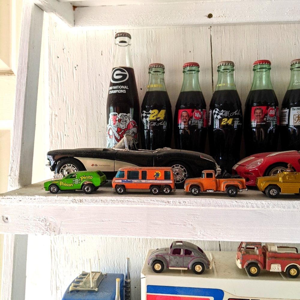 Coca cola bottles assorted
